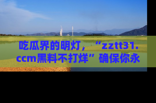 吃瓜界的明灯，“zztt31.ccm黑料不打烊”确保你永不迷路！
