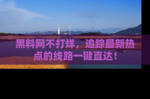 黑料网不打烊，追踪最新热点的线路一键直达！