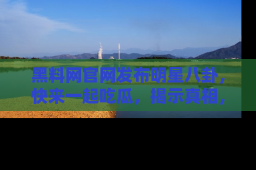黑料网官网发布明星八卦，快来一起吃瓜，揭示真相，乐趣无穷！