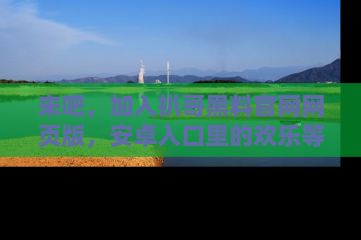 来吧，加入扒哥黑料官网网页版，安卓入口里的欢乐等着你！
