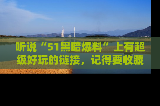 听说“51黑暗爆料”上有超级好玩的链接,记得要收藏哦!