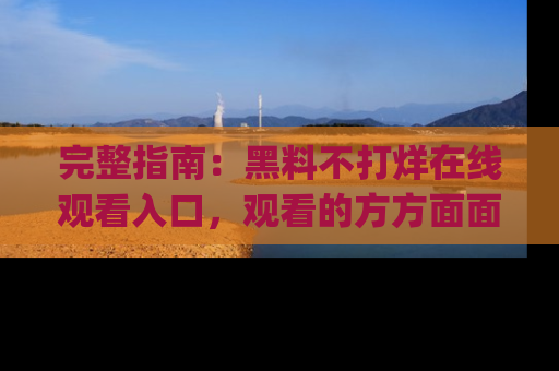 完整指南：黑料不打烊在线观看入口，观看的方方面面与app选择